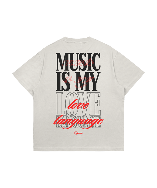 Djemini Music Is My Love Language Tee